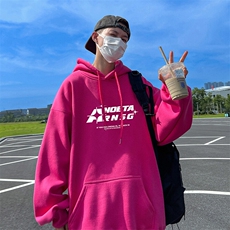 抖音得物供货可提供视频春装重磅美式宽松连帽卫衣DL2422，男装卫衣，电商A486-1
