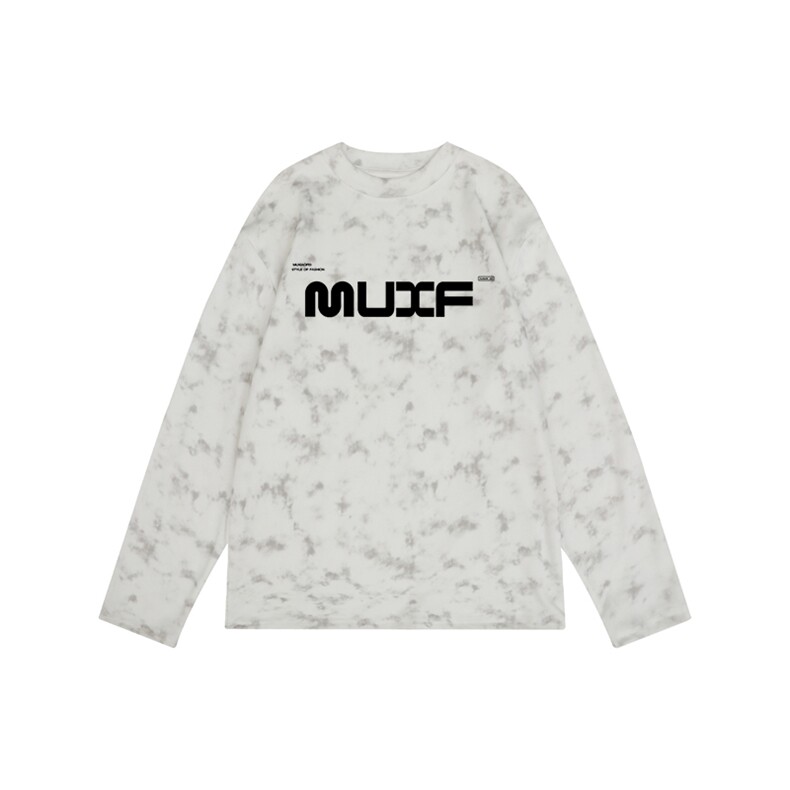 260克重磅扎染德绒圆领打底衫【有货】HD019-DR25349RL-P25图片