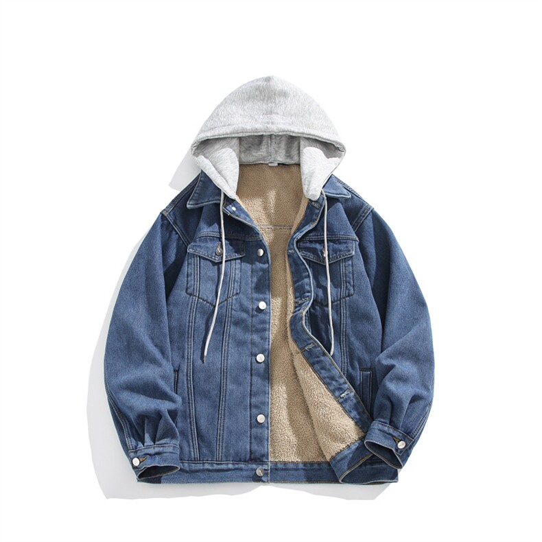 现货冬季加绒牛仔外套连帽（可拆卸）加绒棉衣MY2248-P98控138，男装工装外套，星座1103-3