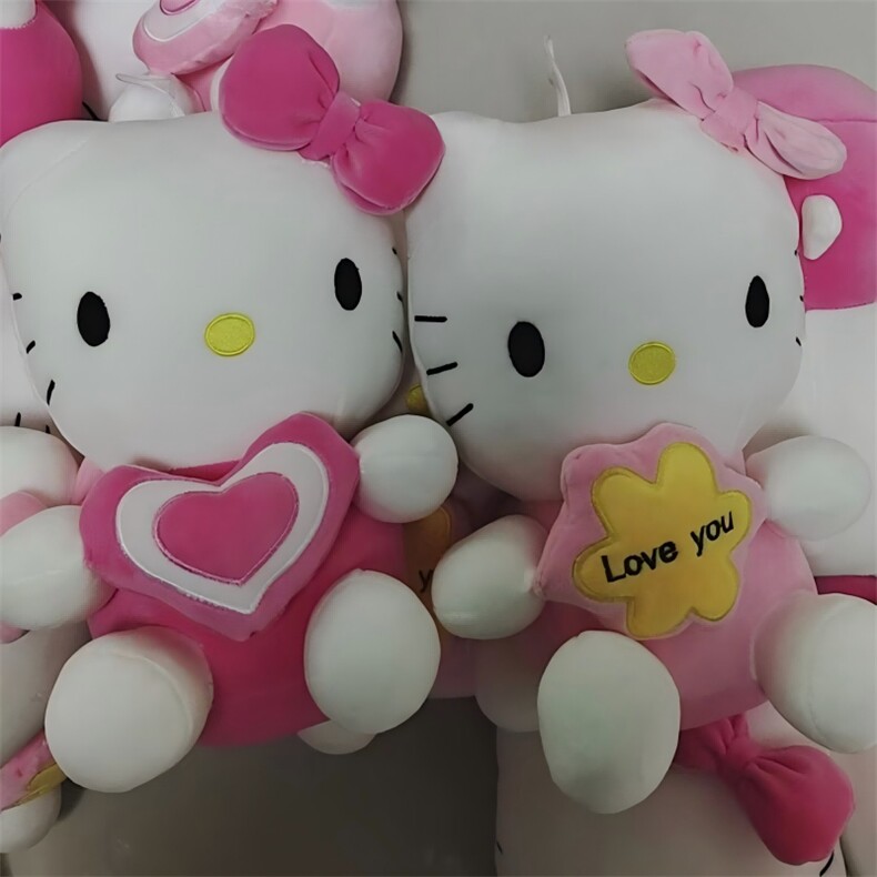 爱心凯特猫，永光毛绒玩具