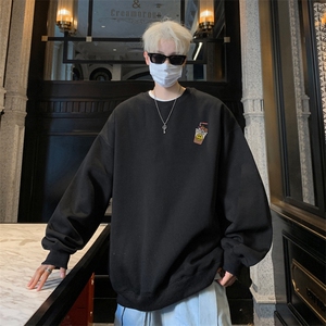 ！ 圆领卫衣男装港风长袖T恤男外套男WY251-特P23图片
