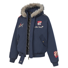 网图美式刺绣徽章座山雕棉衣外套棉服保暖夹克A025-PY1175-P105，男装夹克，电商A025