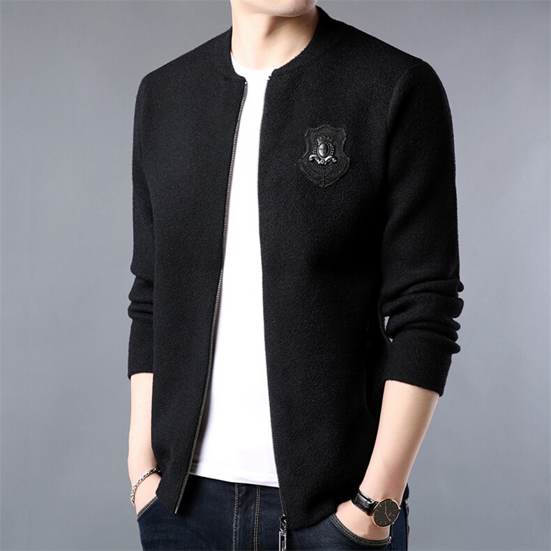 C6927钱塘2020-2冬季加厚男士针织精品外套舒适有型保暖P135,男装针织衫/毛衣,钱塘207-2