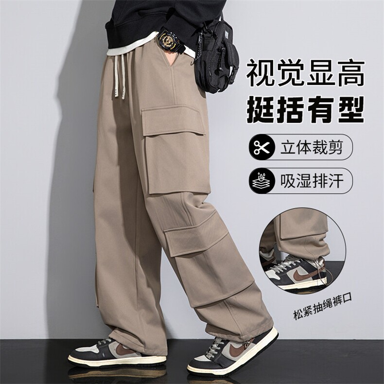 现货K152P45控69.9春季宽松多口袋户外工装裤，男装休闲裤，星座209