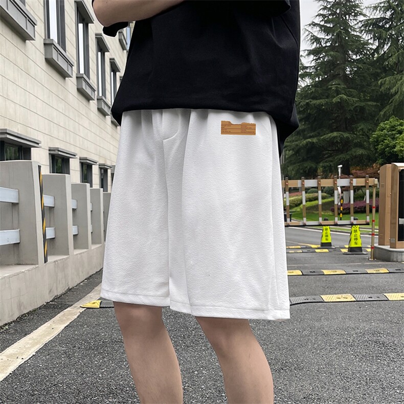 冰丝短裤男士大码宽松休闲五分裤男运动中裤MK37293-P15,男装休闲裤,电商A040