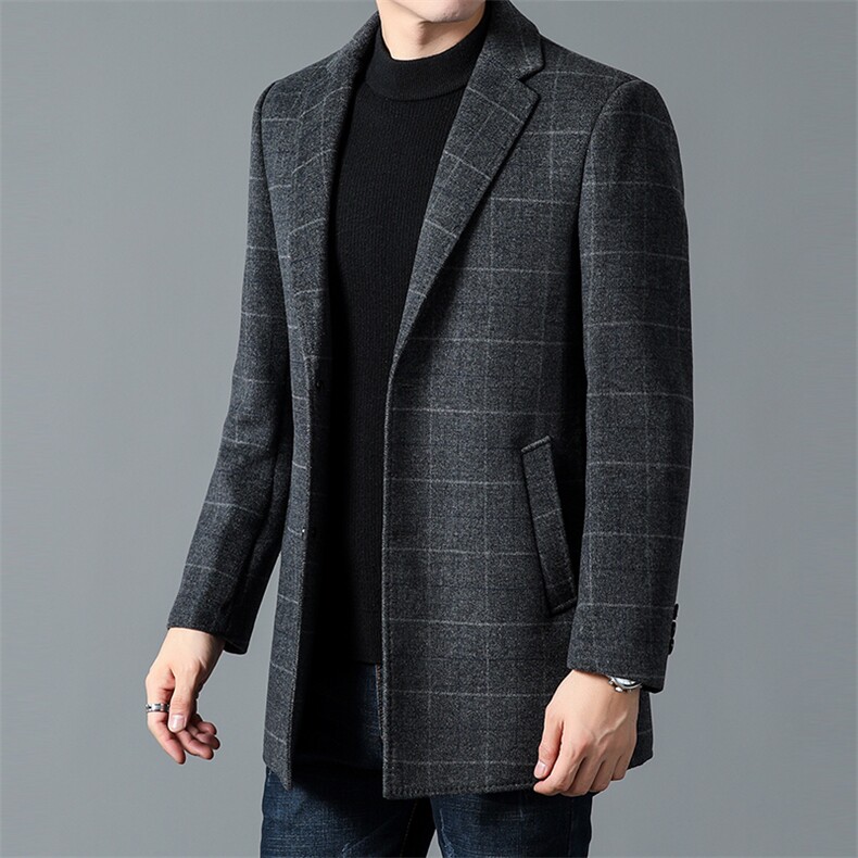 BEN22802钱塘2020-2中年男士冬季厚款时尚休闲百搭西服P260，男装西服，钱塘207-2