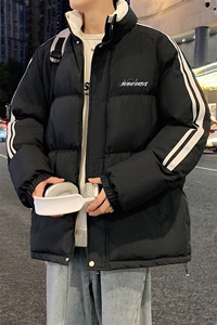 量大优可提供视频冬棉衣立领条纹HD019-1-MF5283-P75图片
