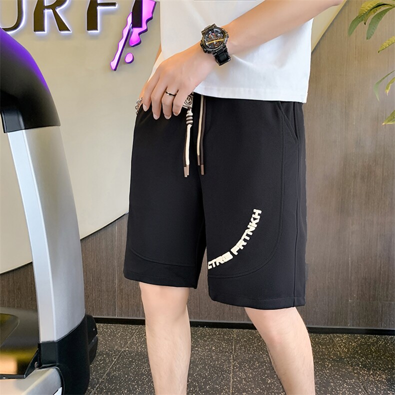 夏装休闲短裤男潮牌ins宽松休闲中裤百搭韩版五分裤DK091-P38,男装休闲裤,星座308B-2