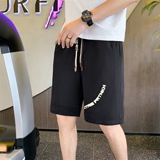 夏装休闲短裤男潮牌ins宽松休闲中裤百搭韩版五分裤DK091-P38，男装休闲裤，星座308B-2
