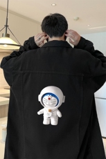 牛仔夹克男大码牛仔外套男茄克NJ77233-P60加绒款-P75，男装夹克，电商A040