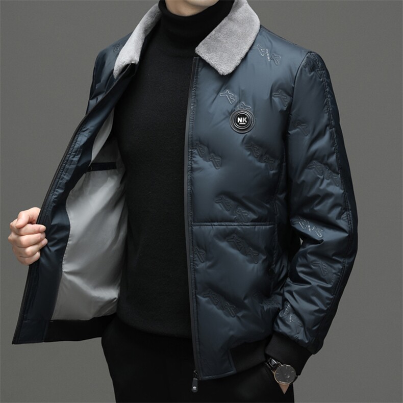 SNNYR95512秋冬新款2023年男士休闲羽绒服加厚保暖夹克外套P250图片