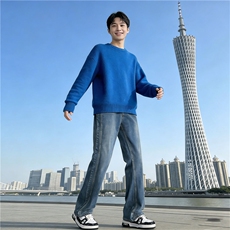 美式高街vibe风抖音品质弹力牛仔裤KB03P45，男装牛仔裤，电商D325