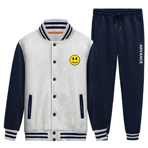 棒球服运动装套情侣学生卫衣两件套大码秋装XZ102A-4-Q8637-P95图片