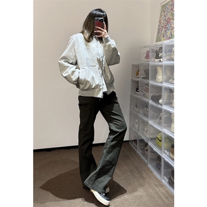 GOSNACE秋季短款夹克潮棒球服外套男女同款DY195-P80网图图片