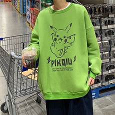 S6078-P35春季圆领卫衣男大码韩版宽松长袖外套男，男装卫衣，电商A040