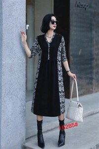 貂绒连衣裙,女装连衣裙,禾瓷