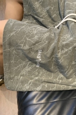 夏季新款字母绣花美潮灯芯绒短裤大码M~4XLXZ604-DK502-P35控48，男装牛仔裤，星座604