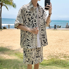 线条字母套装TZ77820特P45衬衫DCS77821特P27DK77822特P18套装控，男装衬衫，星座227-7