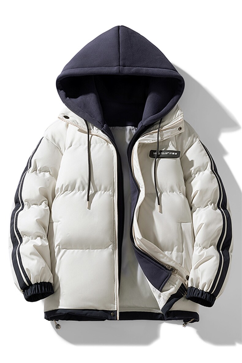 冬季假两件棉服男女同款加厚保暖棉衣棉袄外套M082-特价P63,男装棉衣,电商A007
