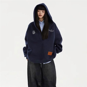 网络图慎用!图片只做展示大货已到美式大V领连帽卫衣WY78069P65图片
