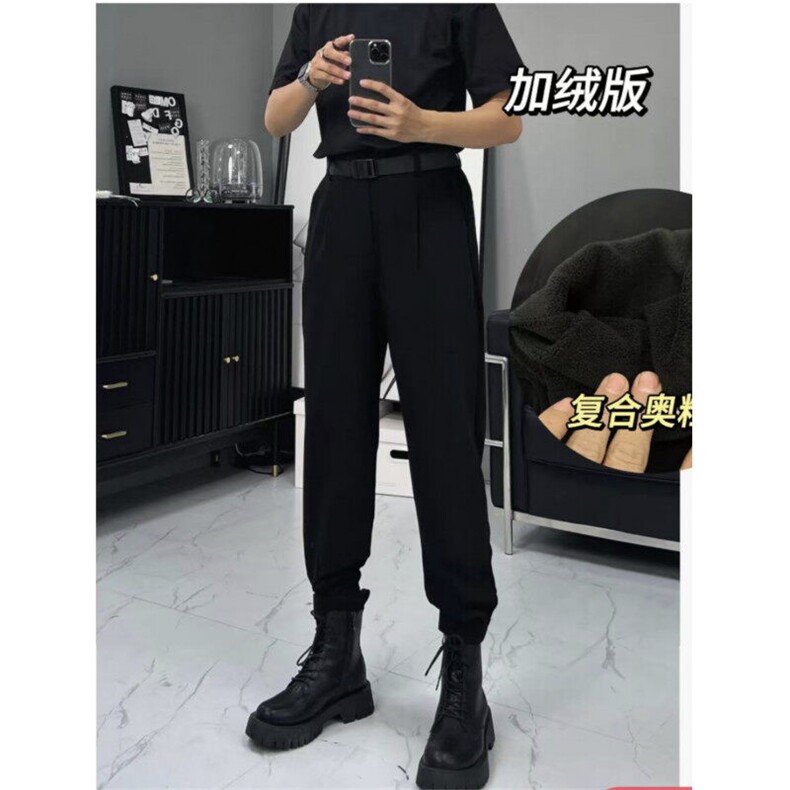 磁吸束脚西裤现货抖音可送样A061-AX00931加绒-特P55-常规特P45,男装休闲裤,电商A061