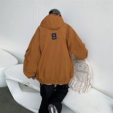 Wt89-P45美式宽松型连帽大口袋夹克，男装夹克，星座1501-1