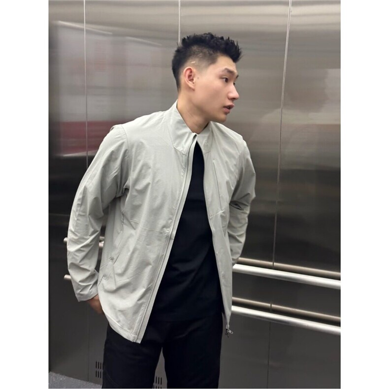 春夏季日系休闲薄款三防夹克外套男女户外骑行修身款立领防晒服,男装夹克,星座218-1（原230）