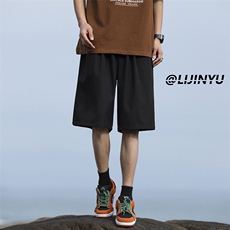 时尚百搭舒适运动夏季五分冰丝裤清爽超薄休闲DK516特批15控39，男装休闲裤，星座718-1