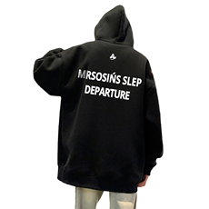 CM187P60加绒P65新品连帽卫衣重磅纯棉大码外套，女装短外套，星座304A-1