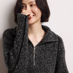 羊绒衫女加厚亲肤山羊绒毛衣内搭针织衫打底衫图片