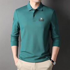 D66255钱塘2020-2中年男士春秋季新款简约休闲百搭T恤p70，男装T恤，钱塘207-2