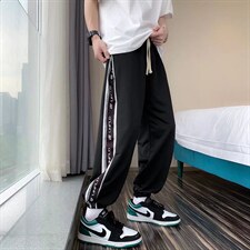 218-1-P33-KK108新款时尚休闲束脚裤，男装休闲裤，四季星座218-1