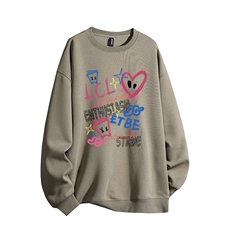 得物供货、复合重磅420克现货圆领卫衣宽松HD019-1-HMY284-P35，男装卫衣，电商019-1