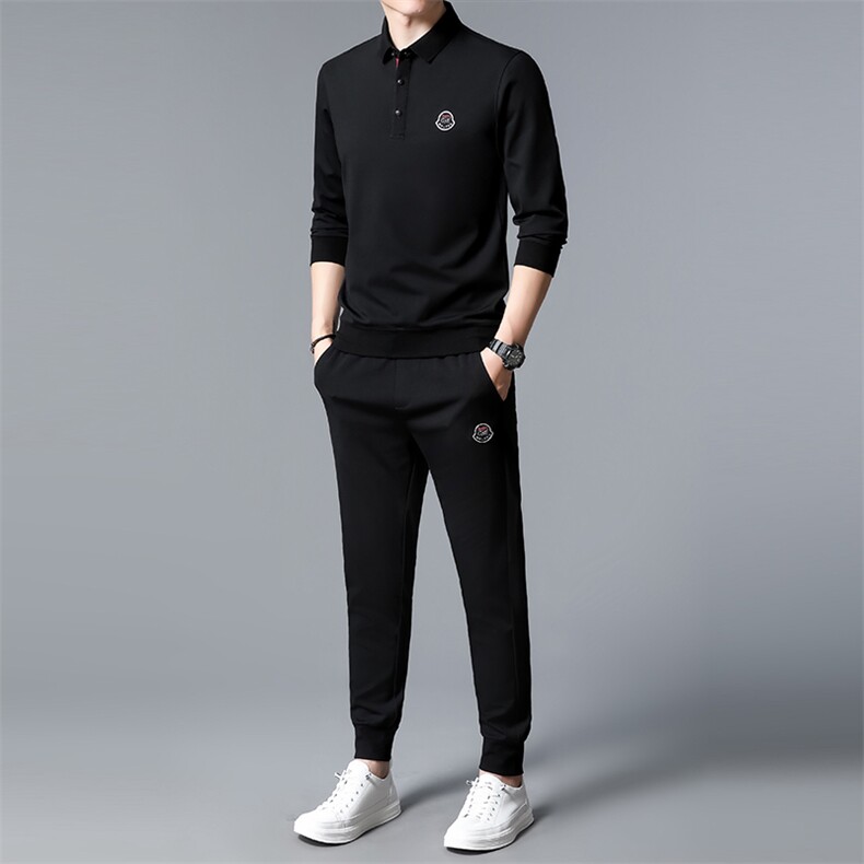 S30755-2钱塘2020-2春秋新款时尚休闲帅气潮流中年男士套装P132,男装休闲套装,钱塘207-2