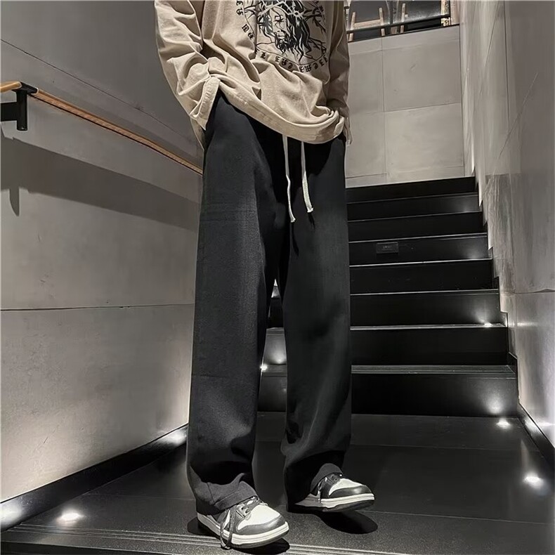牛仔裤男秋季潮大码休闲裤子高街T1616P40,男装牛仔裤,星座1116-2