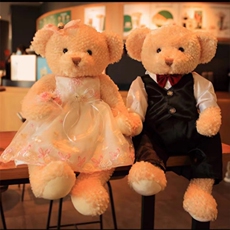 鑫慕玩具 情侣熊系列婚纱款