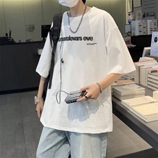 潮男t恤ins潮流港风短袖设计感小众简约JC40P32，男装T恤，星座1116-2