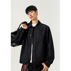 不褪色2026新高品质牛仔夹克宽松韩版工装潮流水洗外套N107/P98，男装夹克，星座202