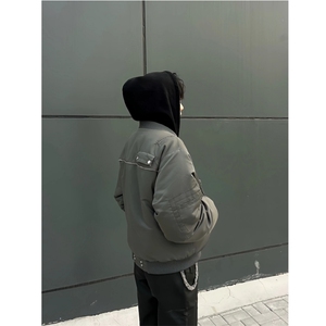 自制款 现货  拉链设计潮流ins夹克外套男 JK086图片