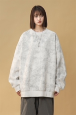 S5012/P35春装新款个性套头扎染卫衣男潮流宽松百搭长袖T恤外套，女装卫衣/绒衫，电商A141