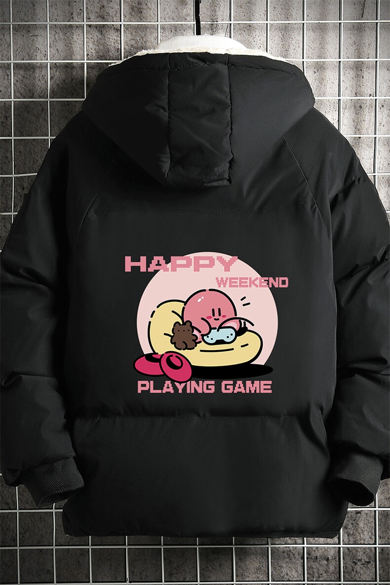 控128加绒面包服男大码羊羔毛棉衣男MY16313-P100,男装棉衣,电商A040A