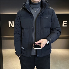 标50绒轻薄羽绒服男冬季2025新款可拆卸连帽外套A313-2601-P225，男装羽绒服，电商A313