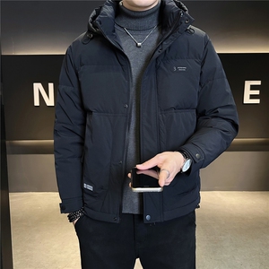 标50绒轻薄羽绒服男冬季2025新款可拆卸连帽外套A313-2601-P225图片