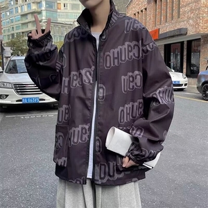 A1004 P38 秋冬新款青年男生休闲日系港风潮男外套夹克图片