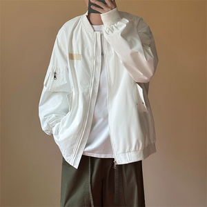 现货主推秋季休闲工装夹克外套男日系潮男棒球服A351-JK020-P95图片