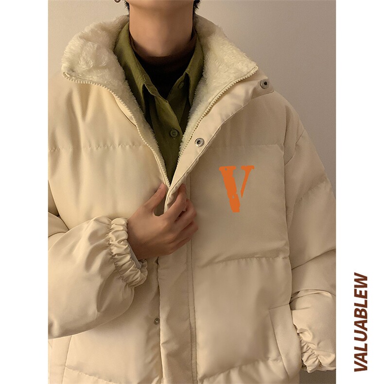 2026新款橙v宽松大码百搭加绒加厚高街棉衣MR9084-p88控118,男装棉衣,星座508（原C305）