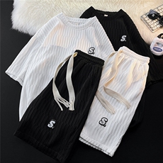 1休闲套装TZ8783P75短袖T恤男DT8781P35短裤男DK8782P40大码M-5XL，男装牛仔裤，星座226-2