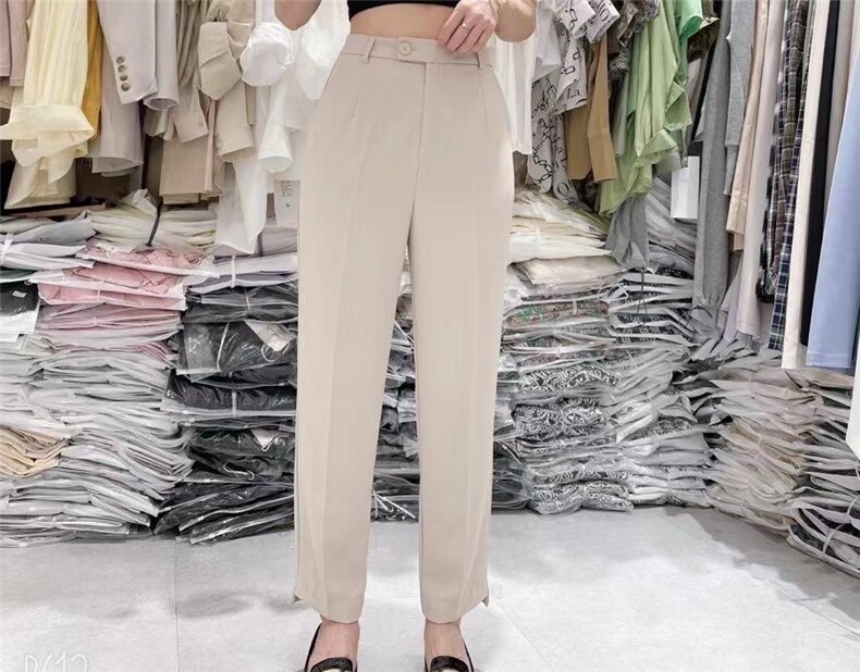 夏季新品烟管裤，女装，帛糸霓娜