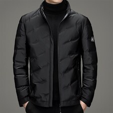 冬季中年男保暖羽绒服中年爸爸装休闲羽绒棉服外套YYYR22120-P235,男装羽绒服,电商B212（原钱塘6029）