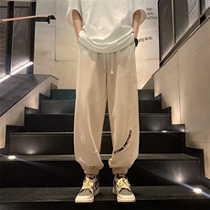 男潮直筒长裤潮流宽松型青春流行休闲裤K10090P48，男装休闲裤，星座1116-2